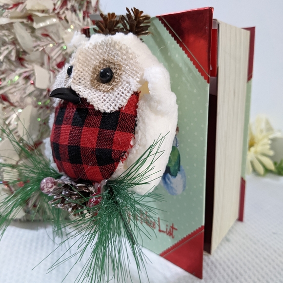 ❤️ Owl Lumberjack Holiday Christmas Ornament - Picture 2 of 4